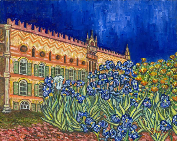 Irises at the Templeton Limited Print