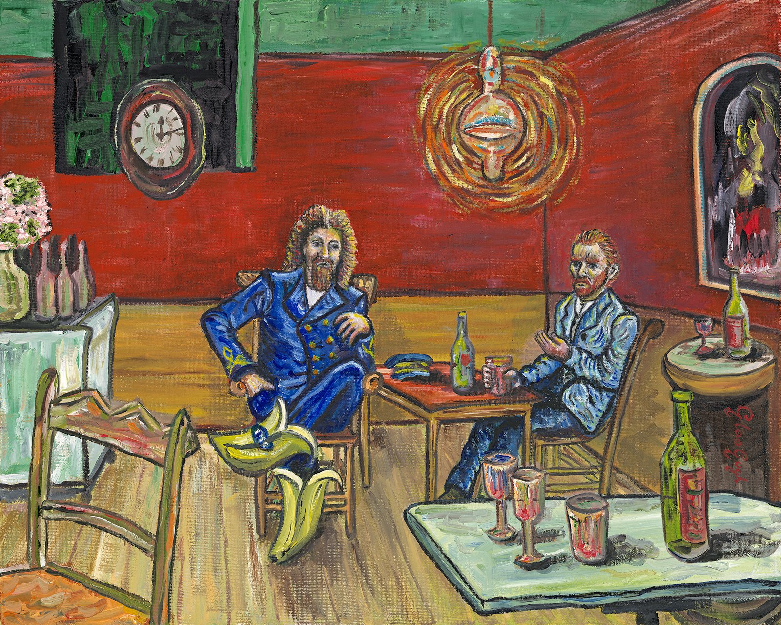 Billy and Vinny at The Night Cafe
