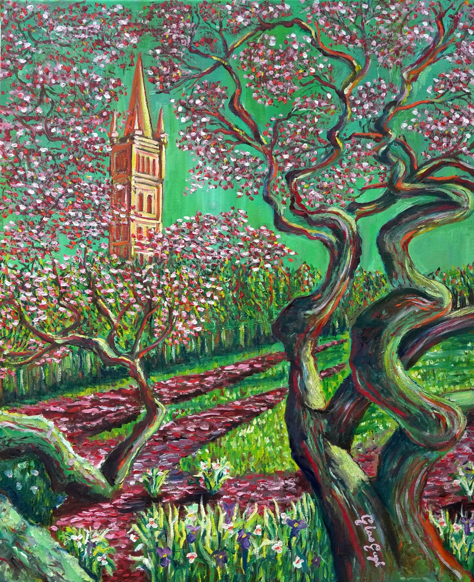 Petals Towards the Tower